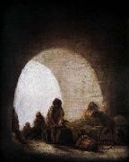 Francisco de goya y Lucientes A Prison Scene oil painting